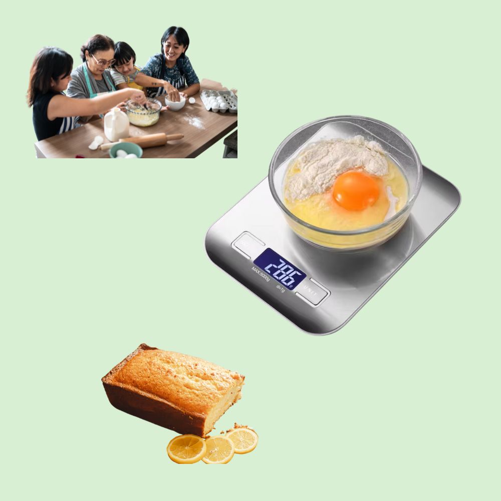 Balance de cuisine digitale en inox pour une préparation rapide, organisée et sans approximations
