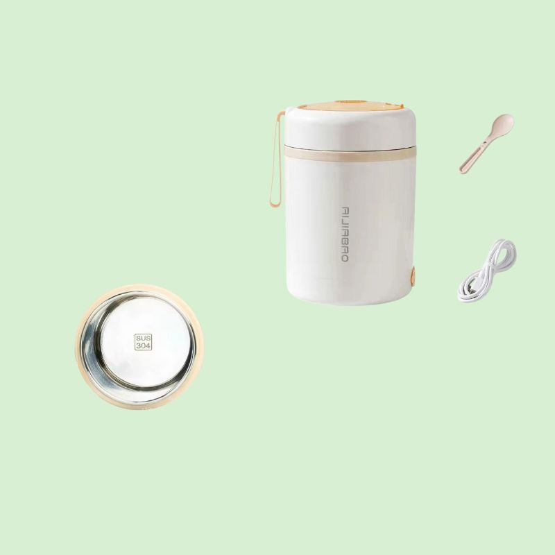 Boîte chauffante électrique inox 0,6 L avec couvercle en acier 304 SUS