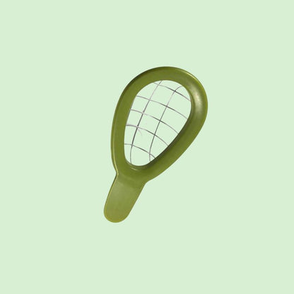 coupe-avocat en inox, produit en présentation