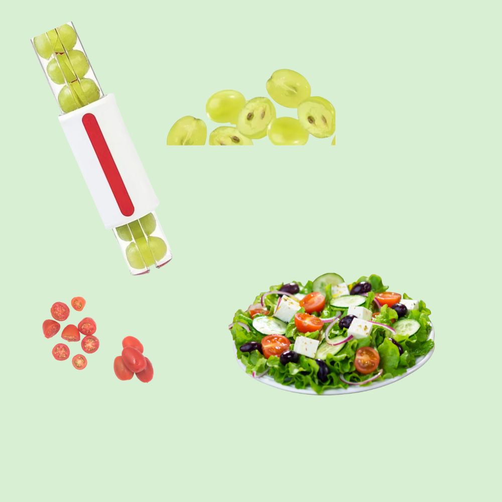 Coupe-fruits permettant d’obtenir des découpes uniformes et élégantes 