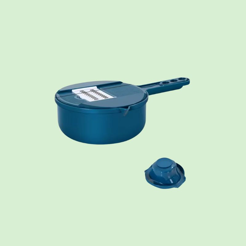 Coupe-légumes multifonction 12-en-1, trancheur et râpe polyvalent pour fruits et légumes