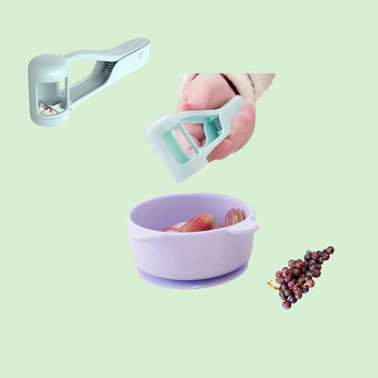 Coupe-raisin en présentation prêt à être utilisé
