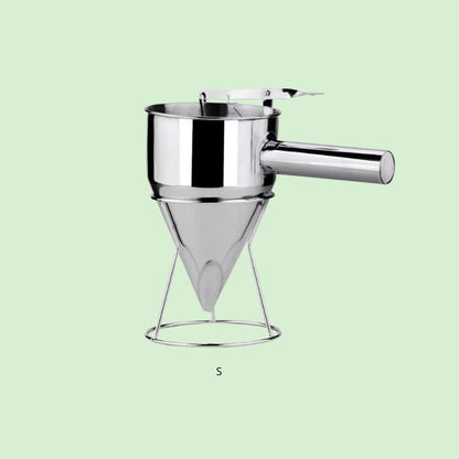 Distributeur de pâte en inox taille S présenté seul