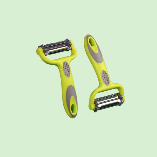 Éplucheur rotatif 3 en 1 pour fruits et légumes, outil multifonction pratique pour éplucher, trancher et couper en julienne