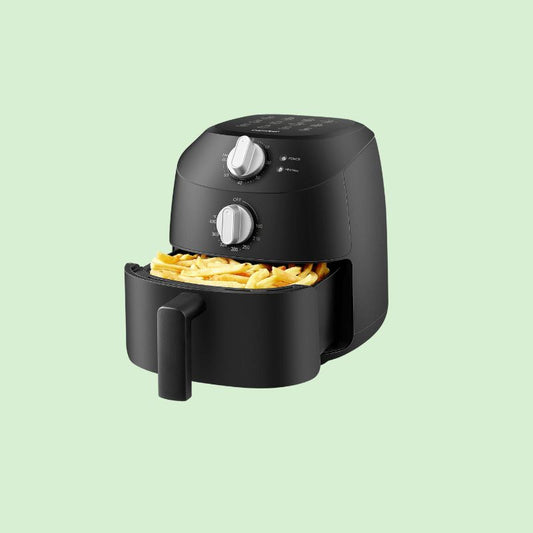 Friteuse à air 2 litres affichée seule, vue du produit
