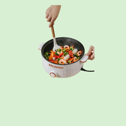Cuisson à la poêle dans une marmite électrique