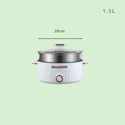 Dimensions de la marmite électrique multifonction 1,5 L