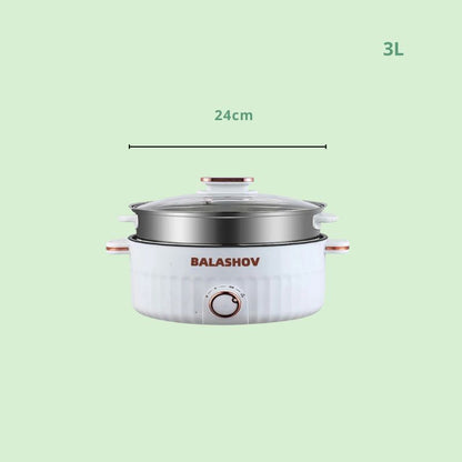 Dimensions de la marmite électrique multifonction 3 L