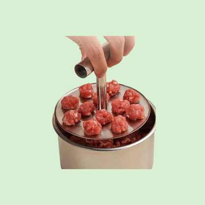 Moule à boulettes en inox seul, ustensile de cuisine pratique pour former des boulettes uniformes
