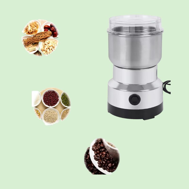 Moulin électrique polyvalent avec grains de café, haricots rouges et noix