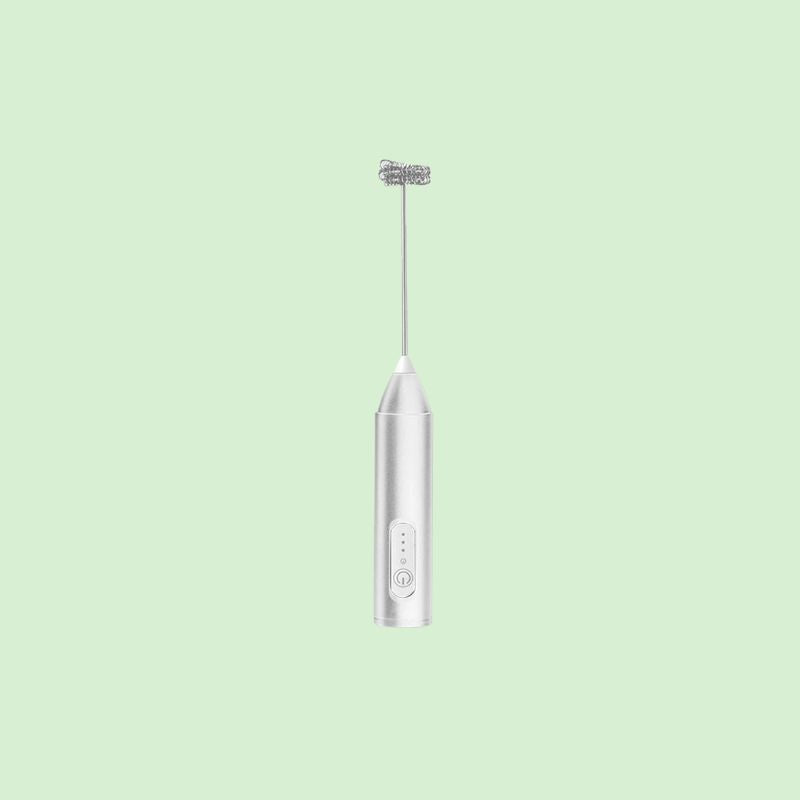 Mousseur à lait électrique blanc, produit seul